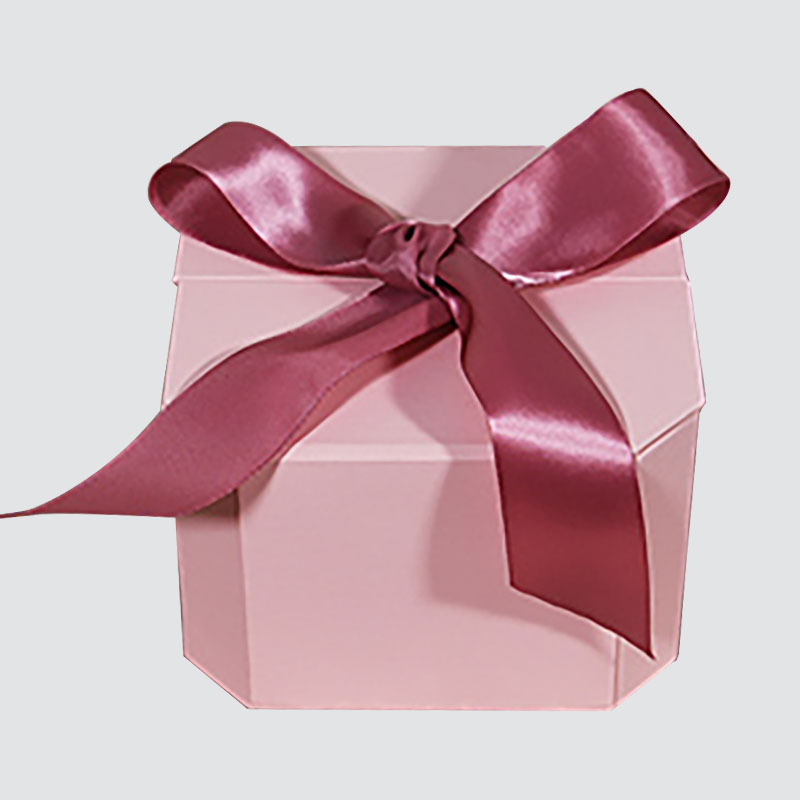Ροζ Γλυκό Bowknot Κουτί δώρου σε σχήμα κερί Candle Cup Σοκολάτα έξοχο κουτί δώρου